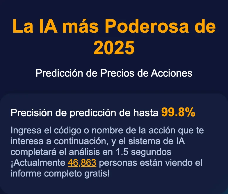 IA Predicción de Precios de Acciones